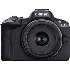 ციფრული ფოტოაპარატი Canon EOS R50 Mirrorless Camera with 18-45mm Lens (Black)  - Primestore.ge