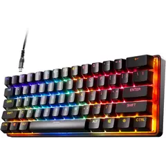 კლავიატურა SteelSeries Keyboard mechanical Apex Pro Mini 61key, HyperMagnetic Switch, USB-A, EN, RGB, black  - Primestore.ge