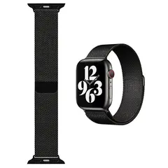 სმარტ საათის სამაჯური Wiwu 42/44 Minalo, Apple Watch Strap, Black  - Primestore.ge