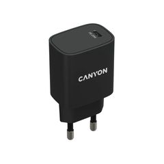 ადაპტერი Canyon 20W wall charger CNE-CHA20B02 USB-C Black  - Primestore.ge