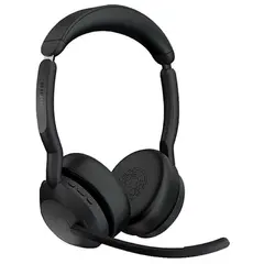 ყურსასმენი Jabra 25599-999-999 Evolve2 55, Link380a MS Stereo, Headset, Wireless, Bluetooth, USB, Black  - Primestore.ge