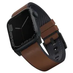 სმარტ საათის სამაჯური Uniq Straden Waterproof Leather Hybrid Apple Watch Strap 45/44/42Mm  - Primestore.ge