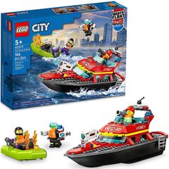 ლეგო LEGO City Fire Rescue Boat  - Primestore.ge
