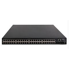 სვიჩი H3C S5048PV3-EI-PWR L2 Ethernet Switch with 48*10/100/1000Base-T PoE+ Ports(AC 370W,DC 740W) and 4*1000Base-X SFP Ports,(AC/DC)  - Primestore.ge