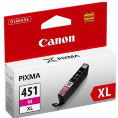 კარტრიჯი Canon CLI-451XL M Magenta for PIXMA IP7240, iP8740, iX6840, MG5440, MG5540, MG5640, MG6340, MG6440, MG6640, MG7140, MG7540, MX924 ( 660  Pages)  - Primestore.ge