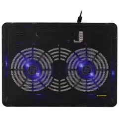 ნოუთბუქის გამაგრილებელი 2E GAMING Laptop stand CPG-001, up to 14", 1xUSB-A, Blue LED, black  - Primestore.ge