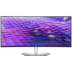 მონიტორი Dell 210-BHXB UltraSharp 38, 37.5", Curved Monitor, QHD, IPS, HDMI, USB-C, DP, RJ-45, Silver  - Primestore.ge