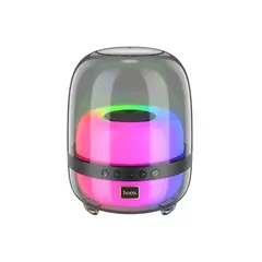 დინამიკი Hoco BS58 Crystal colorful luminous  portable speaker Magic black night  - Primestore.ge