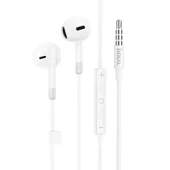 ყურსასმენი Hoco M109 Pure joy Earphone white  - Primestore.ge