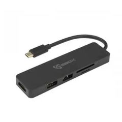 Adapter ADAPTER SBOX USB TYPE-C->HDMI/USB-3.0/SD+TF - 5u1 - TCA-51