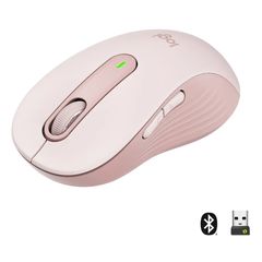 Mouse LOGITECH M650L Signature Bluetooth Mouse - ROSE