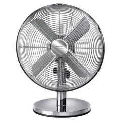 ვენტილატორი Sencor SFE 3040SL Desk Fan, 35 W, Diameter- 30 cm, 3speed, High Quality Chromed  - Primestore.ge