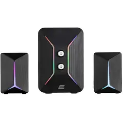 დინამიკი 2E Multimedia speaker PCS301 RGB, 2.1, USB, Black  - Primestore.ge