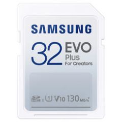 მეხსიერების ბარათი Samsung EVO Plus U1 V10 SDHC UHS-I 32GB сlass 10 MB-SC32K  - Primestore.ge