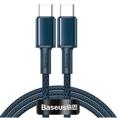 კაბელი Baseus High Density Braided Fast Charging Data Cable Type-C to Type-C 100W 1m CATGD-03  - Primestore.ge