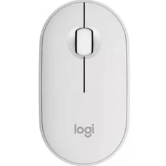 Mouse LOGITECH Pebble Mouse 2 M350s - TONAL WHITE - BT - EMEA-808 - DONGLELESS