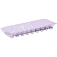 Ice form Ardesto Ice tray with lid Fresh Stick, 27х9.5х3.8cm, silicone, plastic, lilac