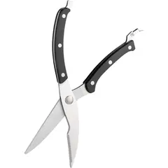 სამზარეულოს მაკრატელი Ardesto Kitchen Poultry Scissors Black Mars, 25.5cm, stainless steel, plastic, black  - Primestore.ge