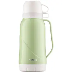 თერმოსი Ardesto Vacuum flask Gemini Gourmet, 1800ml, plastic, borosilicate glass, green  - Primestore.ge