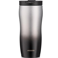 თერმოსი Ardesto Travel mug Metallic, 450ml, stainless steel, black  - Primestore.ge