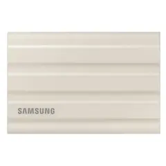 მყარი დისკი SAMSUNG SSD T7 PORTABLE 2TB MU-PE2T0K/WW SHIELD BEIGE  - Primestore.ge