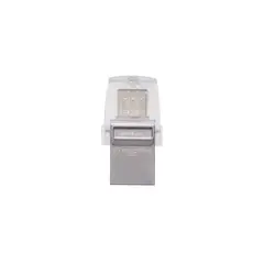 USB ფლეშ მეხსიერება KINGSTON 64GB DATATRAVELER MICRODUO 3C (DTDUO3C/64GB)  - Primestore.ge