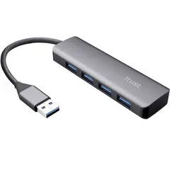 USB ჰაბი Trust HALYX 4-PORT USB HUB  - Primestore.ge