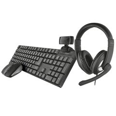 Mouse, keyboard, webcam and headset TRUST QOBY