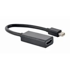 ადაპტერი Gembird A-mDPM-HDMIF4K-01 4K Mini DisplayPort to HDMI Adapter Cable Black  - Primestore.ge