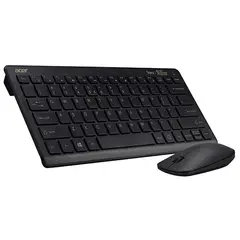 კლავიატურა და მაუსი Acer GP.ACC11.02I Vero AAK125, Wireless, USB, Keyboard And Mouse, Black  - Primestore.ge