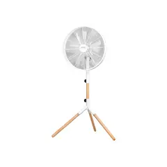 ვენტილატორი Sencor SFN 4080WH Tripod Stand Fan, Blade Diameter of 40cm, 3speed Level, Power 50W, Metal and Wood, 130x81x67  - Primestore.ge