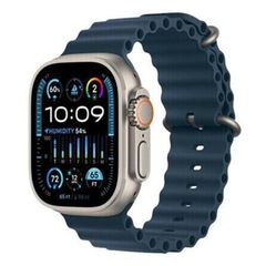 სმარტ საათი Apple Watch Ultra 2 49mm Titanium Blue Ocean Band MRF73  - Primestore.ge