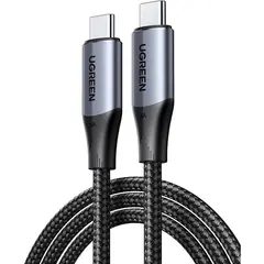 ვიდეო კაბელი UGREEN US355 (80150), 4K Video Cable , 100W Type-c To Type-c USB C To USB C 3.2 Gen 2 Cable, 1m, Black  - Primestore.ge