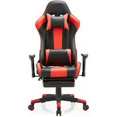 სათამაშო სავარძელი ALLX SK8825, Gaming Chair, Red/Black  - Primestore.ge