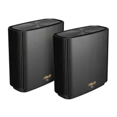 Wi-Fi როუტერი ASUS ZenWiFi XT9 (2 Pack) Black Whole-Home Tri-Band WiFi 6, 5700 Sq. Ft. 7800Mbps Mesh System  - Primestore.ge