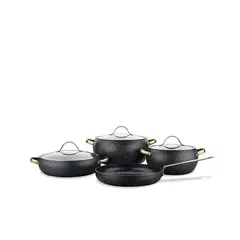 ქვაბების ნაკრები Korkmaz A2610 Berilla 7 pcs Cookware Set  - Primestore.ge