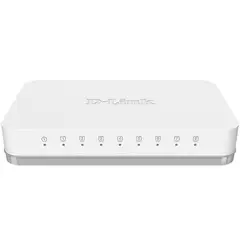 სვიჩი D-Link DGS-1008A Unmanaged Switch 8x1000Base-T, plastic case  - Primestore.ge