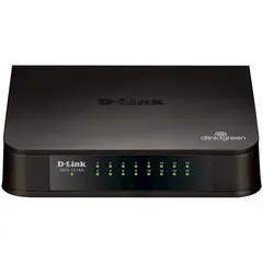 სვიჩი D-Link DES-1016A Unmanaged Switch 16x100Base-TX, plastic case  - Primestore.ge