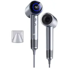 თმის საშრობი ALLX AXH-015G, 1600W, High Speed Hair Dryer, Negative Ionic, Turbo, Gray  - Primestore.ge