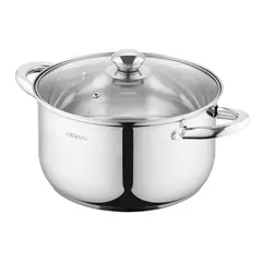 ქვაბი Ardesto Casserole with glass lid Gemini Gourmet Spoleto,, 5.8l, stainless steel  - Primestore.ge