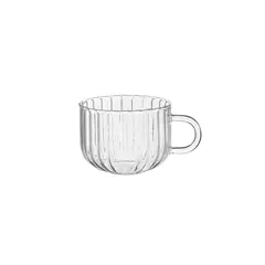 ჭიქების ნაკრები Ardesto Set of cups Iceberg A, 400ml, 2pcs, borosilicate glass, transparent  - Primestore.ge