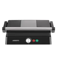 გრილ ტოსტერი Ardesto grill clamping, 1800W, 180° opening, metal, black-silver  - Primestore.ge
