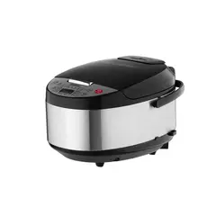მულტისახარში Ardesto multicooker, 860W, bowl-5l, electronic control, recipes book, iron/plastic, silver-black  - Primestore.ge