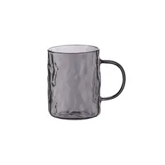 ჭიქების ნაკრები Ardesto Set of cups Shine, 260ml, 2pcs, borosilicate glass, gray  - Primestore.ge