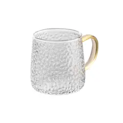 ჭიქების ნაკრები Ardesto Set of cups  Dew, 350ml, 4pcs, borosilicate glass, transparent  - Primestore.ge