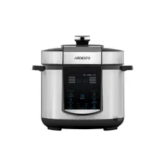 მულტისახარში Ardesto pressure cooker, 900W, bowl-5l, electronic control, recipes book, iron/plastic, silver  - Primestore.ge