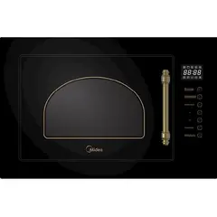 ჩასაშენებელი მიკროტალღური ღუმელი Midea MI 9252 RGB-B, 1450W, 25L, Microwave Oven, Built-In, Black  - Primestore.ge