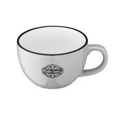 კერამიკის ჭიქა Ardesto Mug  Floerino, 480ml, ceramics, gray  - Primestore.ge