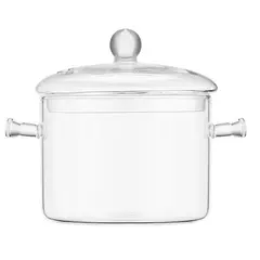ქვაბი Ardesto Casserole Black Mars, 2l, borosilicate glass  - Primestore.ge