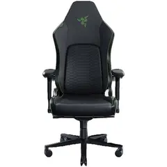 სათამაშო სავარძელი Razer chair Iskur V2 EPU Leather, 4D-Armrests, black-green  - Primestore.ge
